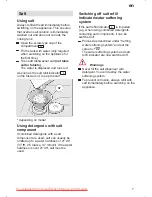 Предварительный просмотр 7 страницы Bosch SMI 50E05 Instructions For Use Manual