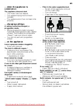 Preview for 21 page of Bosch SMI 65M65 Operating Instructions Manual