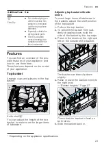 Preview for 23 page of Bosch SMI6ZDS49E User Manual