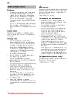 Preview for 4 page of Bosch SMS 30E02 Operating Instructions Manual