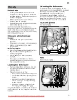 Preview for 9 page of Bosch SMS 30E02 Operating Instructions Manual