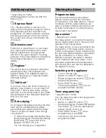 Preview for 15 page of Bosch SMS 30E02 Operating Instructions Manual