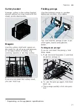 Предварительный просмотр 21 страницы Bosch SMS2HAI12E User Manual