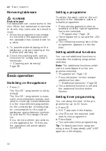 Preview for 32 page of Bosch SMS2HAW12E Information For Use