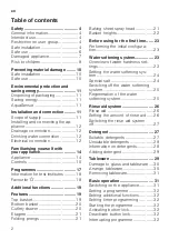 Preview for 2 page of Bosch SMS2HVW66G User Manual