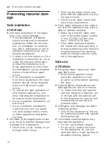 Preview for 10 page of Bosch SMS2ITI04E User Manual