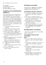 Preview for 12 page of Bosch SMS2ITI06Z User Manual