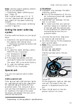 Preview for 23 page of Bosch SMS2ITW33E User Manual