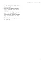 Preview for 13 page of Bosch SMS2ITW41G User Manual