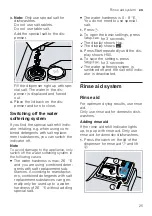 Preview for 25 page of Bosch SMS2IVW01P Information For Use