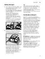 Preview for 17 page of Bosch SMS40A08GB Operating Instructions Manual