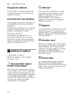 Preview for 20 page of Bosch SMS40A08GB Operating Instructions Manual