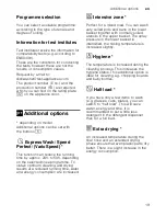 Preview for 19 page of Bosch SMS40T32GB Operating Instructions Manual