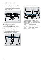 Предварительный просмотр 42 страницы Bosch SMS4ECW14E User Manual