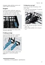 Предварительный просмотр 21 страницы Bosch SMS4HCW60E User Manual