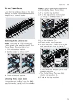 Предварительный просмотр 23 страницы Bosch SMS4HDW52E User Manual