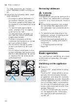 Предварительный просмотр 32 страницы Bosch SMS4HDW52E User Manual