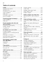 Preview for 2 page of Bosch SMS4HDW52G User Manual