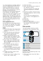 Preview for 41 page of Bosch SMS4HDW52G User Manual