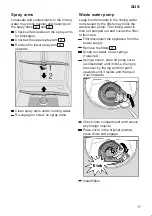 Предварительный просмотр 17 страницы Bosch SMS63M08AU Instructions For Use Manual