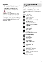 Preview for 5 page of Bosch SMS69T08EU Instructions For Use Manual