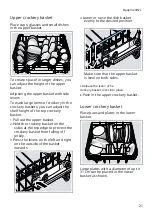 Предварительный просмотр 21 страницы Bosch SMS6ECW07E User Manual