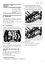 Предварительный просмотр 21 страницы Bosch SMS6HAI02A User Manual