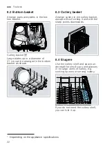 Предварительный просмотр 22 страницы Bosch SMS6HAI02A User Manual