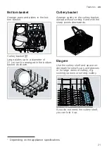 Предварительный просмотр 21 страницы Bosch SMS6HAW10X User Manual