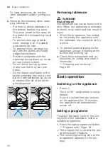 Предварительный просмотр 32 страницы Bosch SMS6HMI03Z User Manual