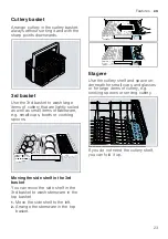 Предварительный просмотр 23 страницы Bosch SMS6ZDI48E User Manual