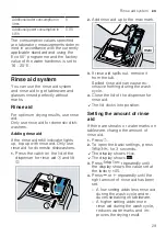 Предварительный просмотр 29 страницы Bosch SMS6ZDI48E User Manual