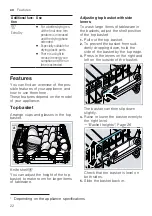 Предварительный просмотр 22 страницы Bosch SMS6ZDW48E User Manual