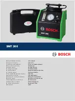 Предварительный просмотр 1 страницы Bosch SMT 300 Original Instructions Manual