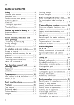 Preview for 2 page of Bosch SMU2HTI64S User Manual