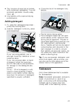 Preview for 29 page of Bosch SMU2HTW70S Instructions For Use Manual