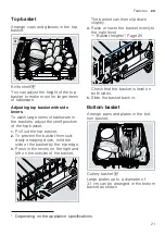 Preview for 21 page of Bosch SMU4EDI73S User Manual