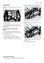 Preview for 21 page of Bosch SMU6ZDI76S User Manual