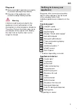 Preview for 5 page of Bosch SMV 65T00 Instructions For Use Manual