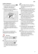 Preview for 13 page of Bosch SMV 65T00 Instructions For Use Manual