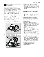 Предварительный просмотр 11 страницы Bosch SMV 69T60 Operating Instructions Manual