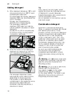 Предварительный просмотр 16 страницы Bosch SMV 69T60 Operating Instructions Manual