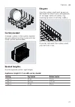 Предварительный просмотр 21 страницы Bosch SMV2ITX16E User Manual