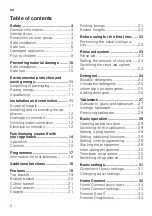 Preview for 2 page of Bosch SMV4HMX26Q User Manual