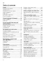 Preview for 2 page of Bosch SMV4HVX46G User Manual