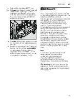 Preview for 15 page of Bosch SMV69T20GB Operating Instructions Manual