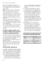 Preview for 60 page of Bosch SMV6ECX51E User Manual