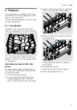 Предварительный просмотр 21 страницы Bosch SMV6HCX02A User Manual