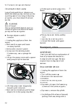 Preview for 62 page of Bosch SMV6ZCX42N Instructions Manual