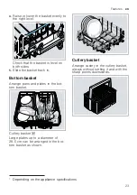 Предварительный просмотр 23 страницы Bosch SMV6ZDX49S User Manual